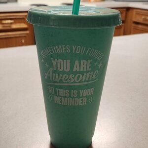 24 Oz. Plastic Tumbler with Lid